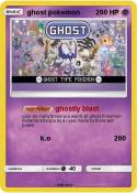 ghost pokemon