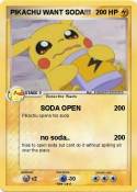 PIKACHU WANT