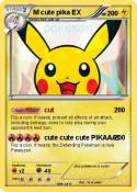 M cute pika EX