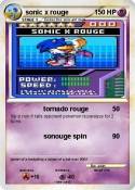 sonic x rouge