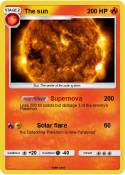 The sun