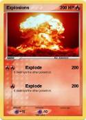 Explosions