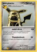 gold pikachu