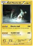 Dark Pikachu GX