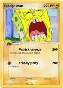 sponge man