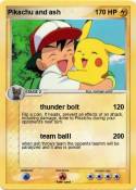 Pikachu and ash