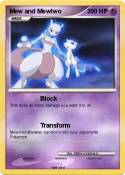 Mew and Mewtwo