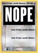 Vote if hate