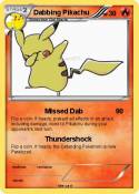 Dabbing Pikachu