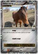 metal horse