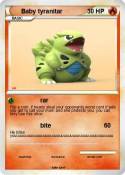 Baby tyranitar