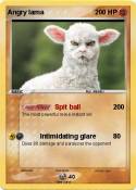 Angry lama