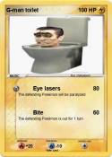 G-man toilet
