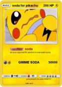 soda for pikach
