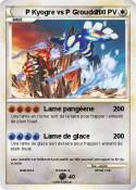 P Kyogre vs P