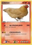 a chicken