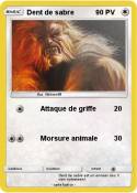 Dent de sabre