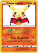 Festive Pikachu