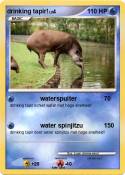 drinking tapir!