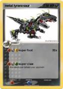 metal tyranosau