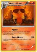 Angry chicken