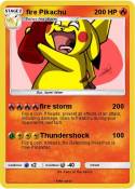 fire Pikachu