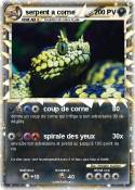 serpent a corne