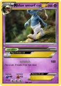 blue smurf cat