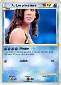 AJ Lee pleureus