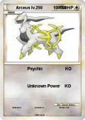 Arceus lv.250