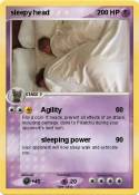 sleepy head