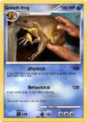 Goliath frog
