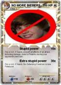NO MORE BIEBERS