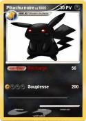 Pikachu noire