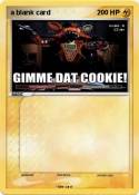 a blank card