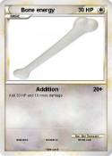 Bone energy