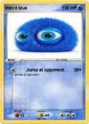 Weird blue