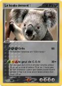 Le koala demont