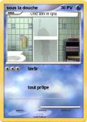 sous la douche