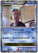 man wants soda
