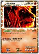 Fire lion