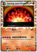 flameing awsome