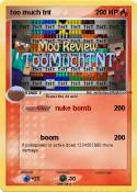 too much tnt