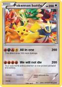 Pokemon battle