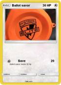 Ballot savor