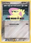 pony thing
