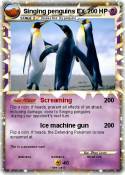 Singing penguin