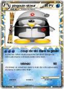 pingouin skieur
