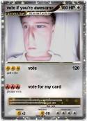 vote if you're