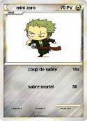mini zoro